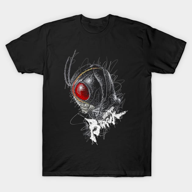 hppper kaijin black T-Shirt by VisualNoise